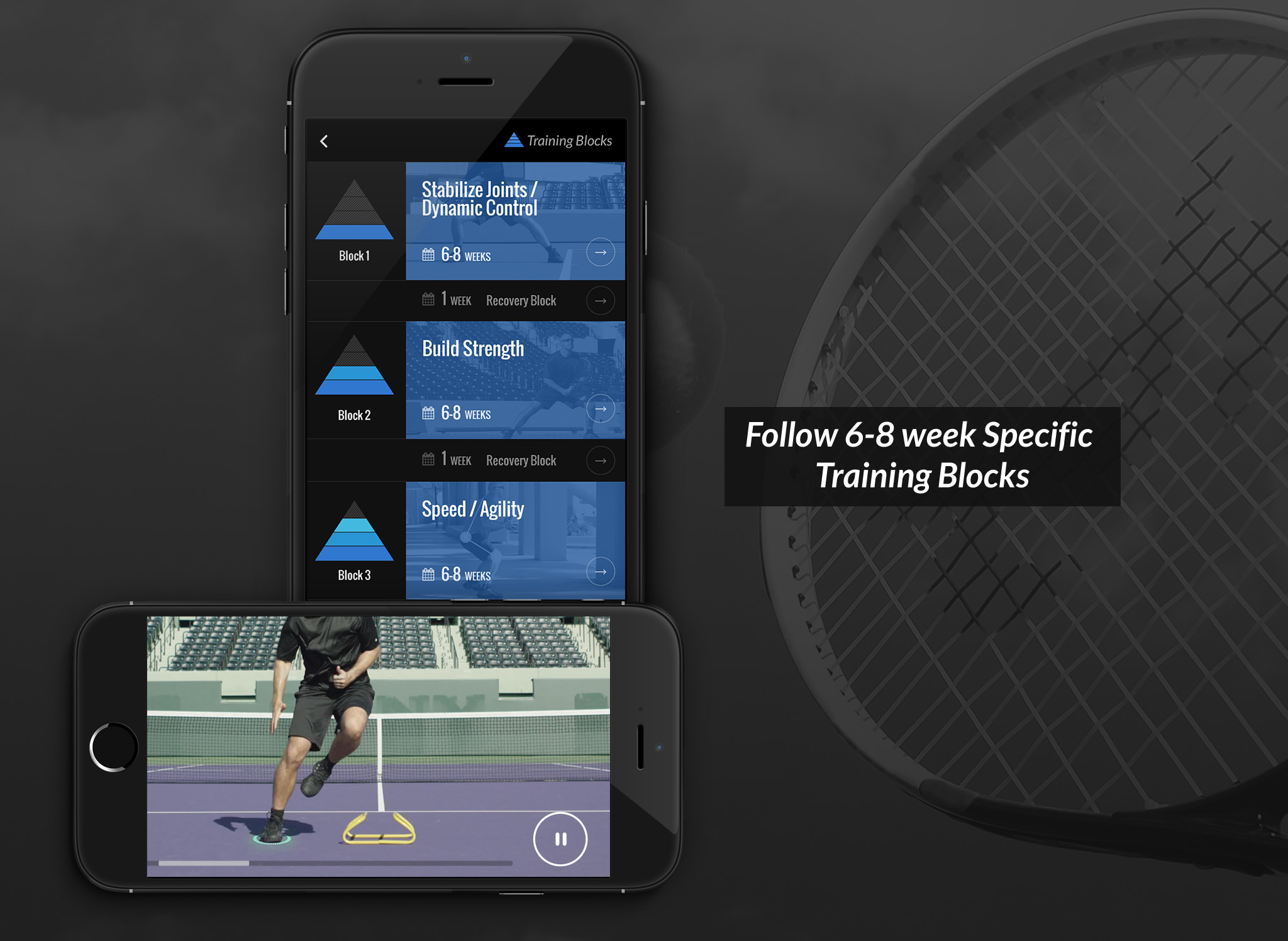 Each chapter guides you through the tennis fitness training program to increase strength, flexibility and physical fitness leading to increased performance on the match court.